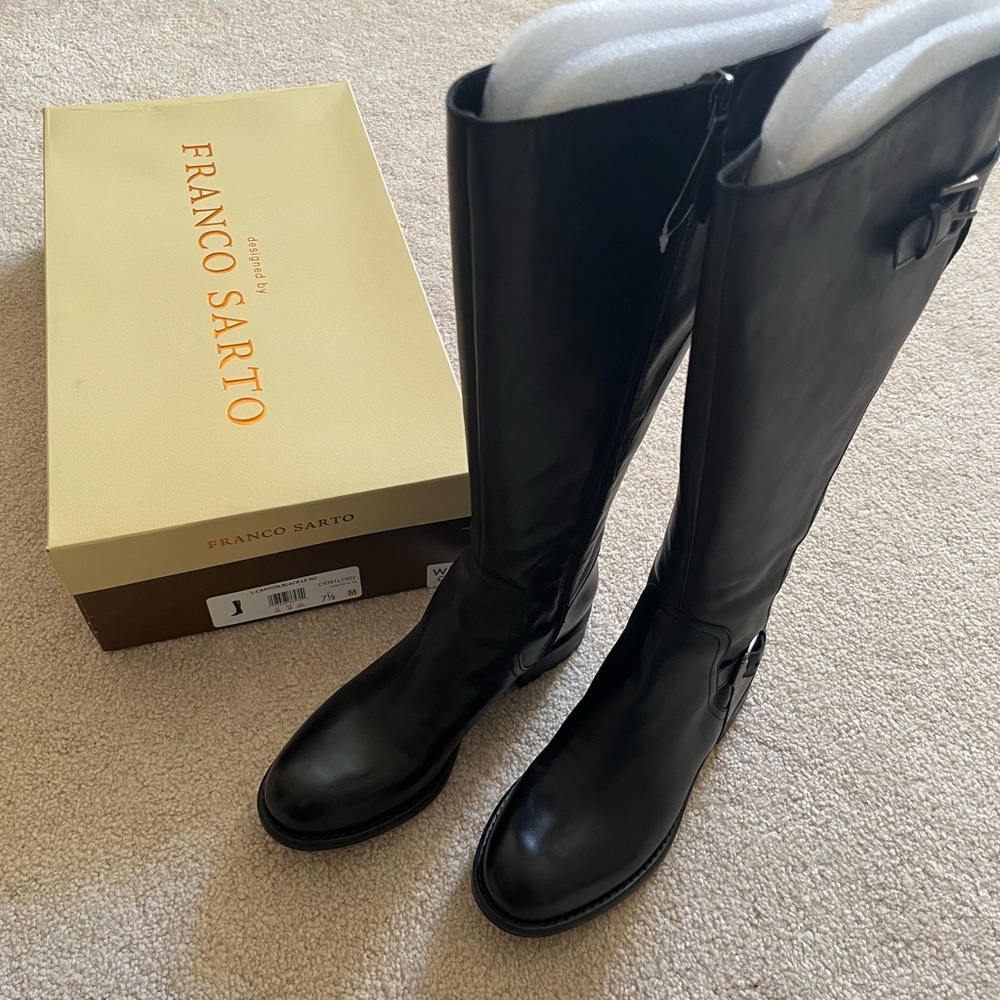 Franco Sarto tall black boots